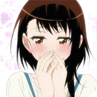 😳 emoji Anime girls shy Telegram sticker 15 of 73