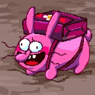 🐰 emoji @STICKRULE <- БОЛЬШЕ Telegram sticker 6 of 110