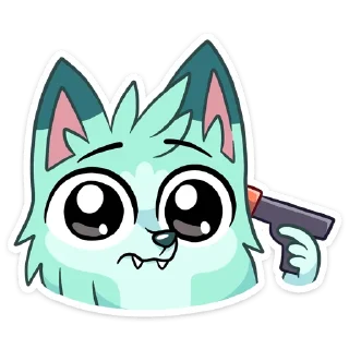 😳 emoji Минт @nyasticks Telegram sticker 11 of 49