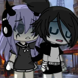 😨 emoji Кофи и Минт Telegram sticker 10 of 15