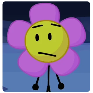 🌸 emoji BFDI - Flower! | @tavloi Telegram sticker 7 of 75
