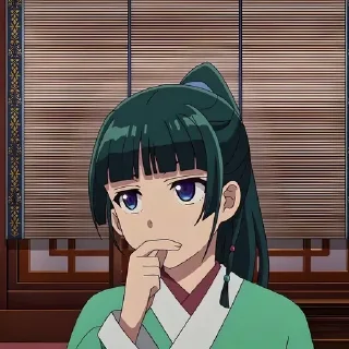 🤔 emoji Монолог фармацевта @anime_sticks Telegram sticker 18 of 20