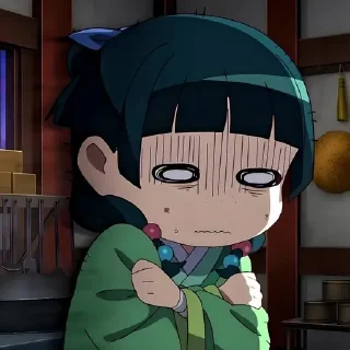 😞 emoji Монолог фармацевта @anime_sticks Telegram sticker 6 of 20