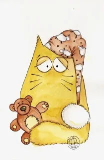 🥱 emoji Kotiki Telegram sticker 8 of 14