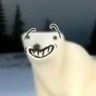 😁 emoji медвед от Еленачки Telegram sticker 10 of 17