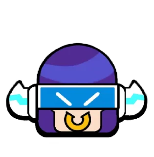 😰 emoji Bull Pins @BrawlStarsStik Telegram sticker 17 of 17