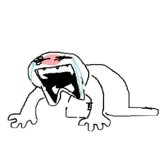 😭 emoji meme ha (by surikat) Telegram sticker 18 of 54