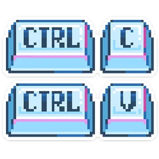 👾 emoji 8-bit • @TgSticker Telegram sticker 14 of 49