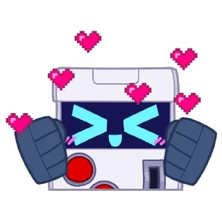 😆 emoji 8-BIT Telegram sticker 7 of 28