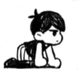 😶 emoji Cursed OMORI @SleepyHero Telegram sticker 4 of 101
