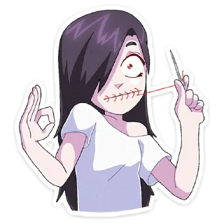 😶 emoji Мара без надписей @stickers_vk Telegram sticker 20 of 47