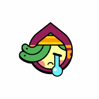 Sticker from Dew Official pins