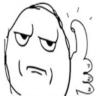 😒 emoji Funny(?) faces. Автор кола с сосискай💪🥶 Telegram sticker 10 of 57