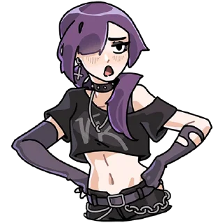 😠 emoji Яна без надписей @TgSticker Telegram sticker 9 of 49