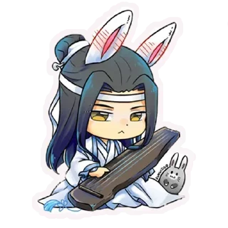 Sticker from @anime_stickerr Магистр дьявольского культа