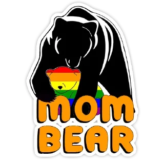 🐻 emoji LGBT Telegram sticker 9 of 31