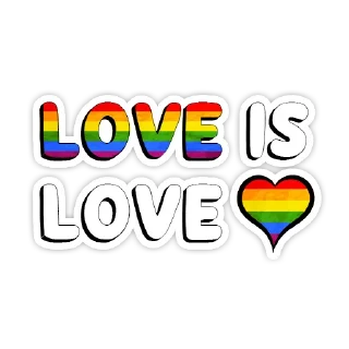 😍 emoji LGBT Telegram sticker 12 of 31