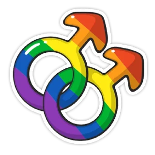 👬 emoji LGBT Telegram sticker 10 of 31