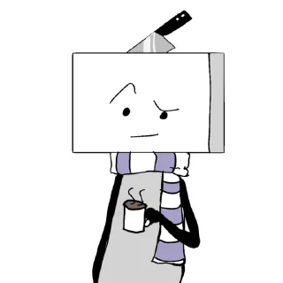 ☕ emoji Клаус ( не тумбочка !) Telegram sticker 1 of 18