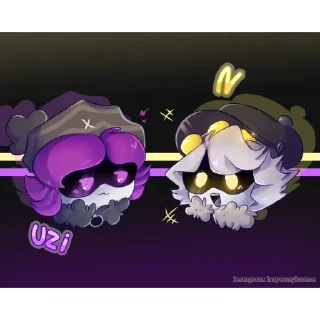 🌃 emoji N × Uzi @Shadowvanilas Telegram sticker 21 of 44