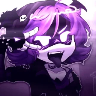 🌌 emoji N × Uzi @Shadowvanilas Telegram sticker 22 of 44