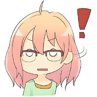 🤨 emoji Умные тяночки @Nyasticks Telegram sticker 15 of 42