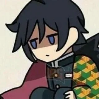 🖤 emoji Гию Томиока Telegram sticker 18 of 38