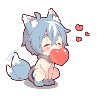Sticker from Волченок-кун 2 - @tg_sticks