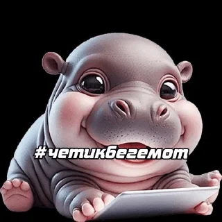 🌟 emoji Бегемот сквад Telegram sticker 7 of 22