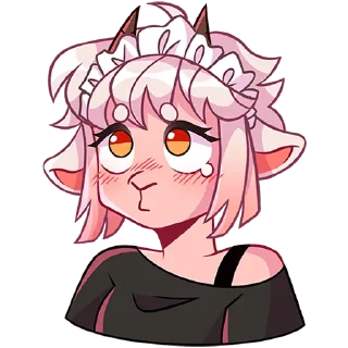 🥺 emoji Эйко без надписей @stickers_vk Telegram sticker 7 of 48