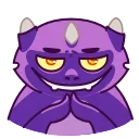 😈 emoji Water Dragon Telegram sticker 6 of 20