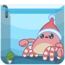 🙅‍♀️ emoji Santa's Crab Telegram sticker 9 of 15