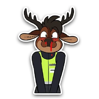 🥵 emoji Orun the Deer Telegram sticker 18 of 37