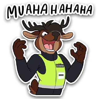 😈 emoji Orun the Deer Telegram sticker 21 of 37