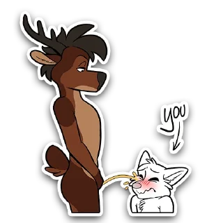 💦 emoji Orun the Deer Telegram sticker 22 of 37