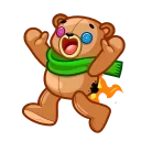 😱 emoji Scarf Ace Telegram sticker 15 of 24