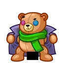 👯 emoji Scarf Ace Telegram sticker 10 of 24