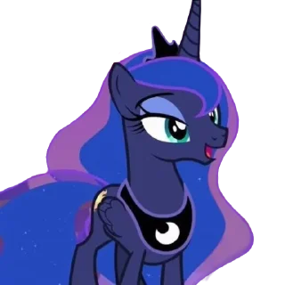☺️ emoji Luna | @MyLittlePony_bots Telegram sticker 10 of 51