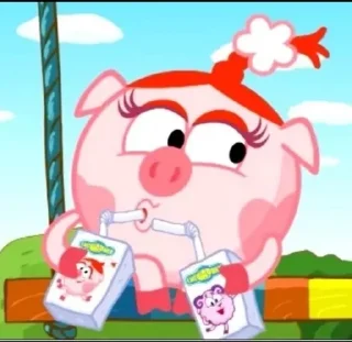 🐽 emoji нюша🐽 :: @butterflieshelpyou Telegram sticker 1 of 58