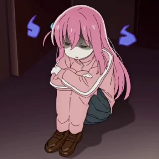 😓 emoji Одинокий рокер by @Dipola_Whit Telegram sticker 13 of 120