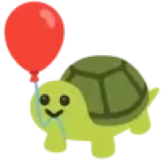 🎈 emoji turtle @TgEmodziBot Telegram sticker 18 of 39