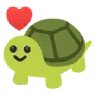 ❤️ emoji turtle @TgEmodziBot Telegram sticker 20 of 39