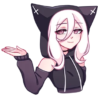 😑 emoji КатШи без надписей @stickers_vk Telegram sticker 11 of 48