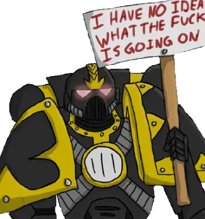 🤨 emoji Четвёртый легион Telegram sticker 19 of 38