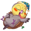 😴 emoji Berry Bird Telegram sticker 23 of 30