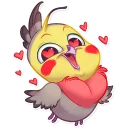 😍 emoji Berry Bird Telegram sticker 8 of 30