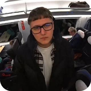 👓 emoji Русланчек золотой мальчек Telegram sticker 9 of 25