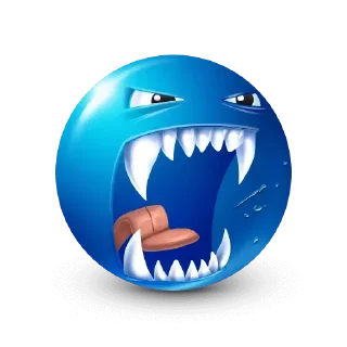 😉 emoji Blue guy🇺🇦 @eva_xcw Telegram sticker 24 of 120