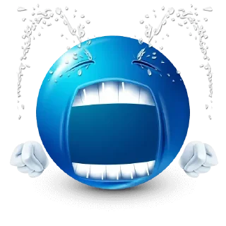 😉 emoji Blue guy🇺🇦 @eva_xcw Telegram sticker 21 of 120