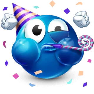 😉 emoji Blue guy🇺🇦 @eva_xcw Telegram sticker 7 of 120
